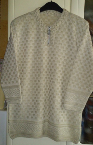 Кофта = свитер цвета льна Irmak, размер 50-54, Турция