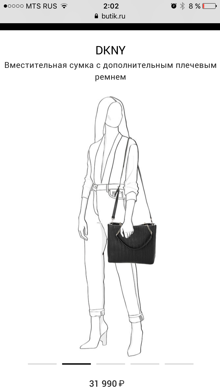 Новая сумка-шоппер DKNY