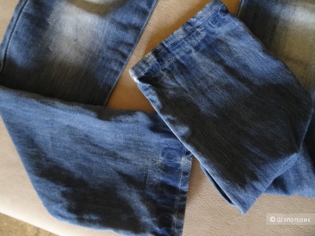 Узкие джинсы с потёртостями, "H&M", размер 44, б/у