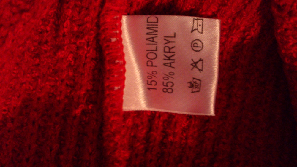 Кофта = свитер красная ANCORA, размер 54-58, Польша