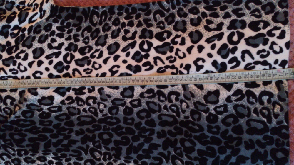 Кофта - туника Dilvin с леопардовым принтом, размер 52-56 (рос), Турция