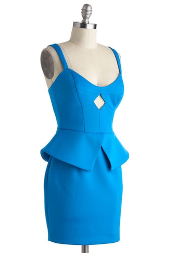 Голубое платье с сайта modcloth.com, размер S.