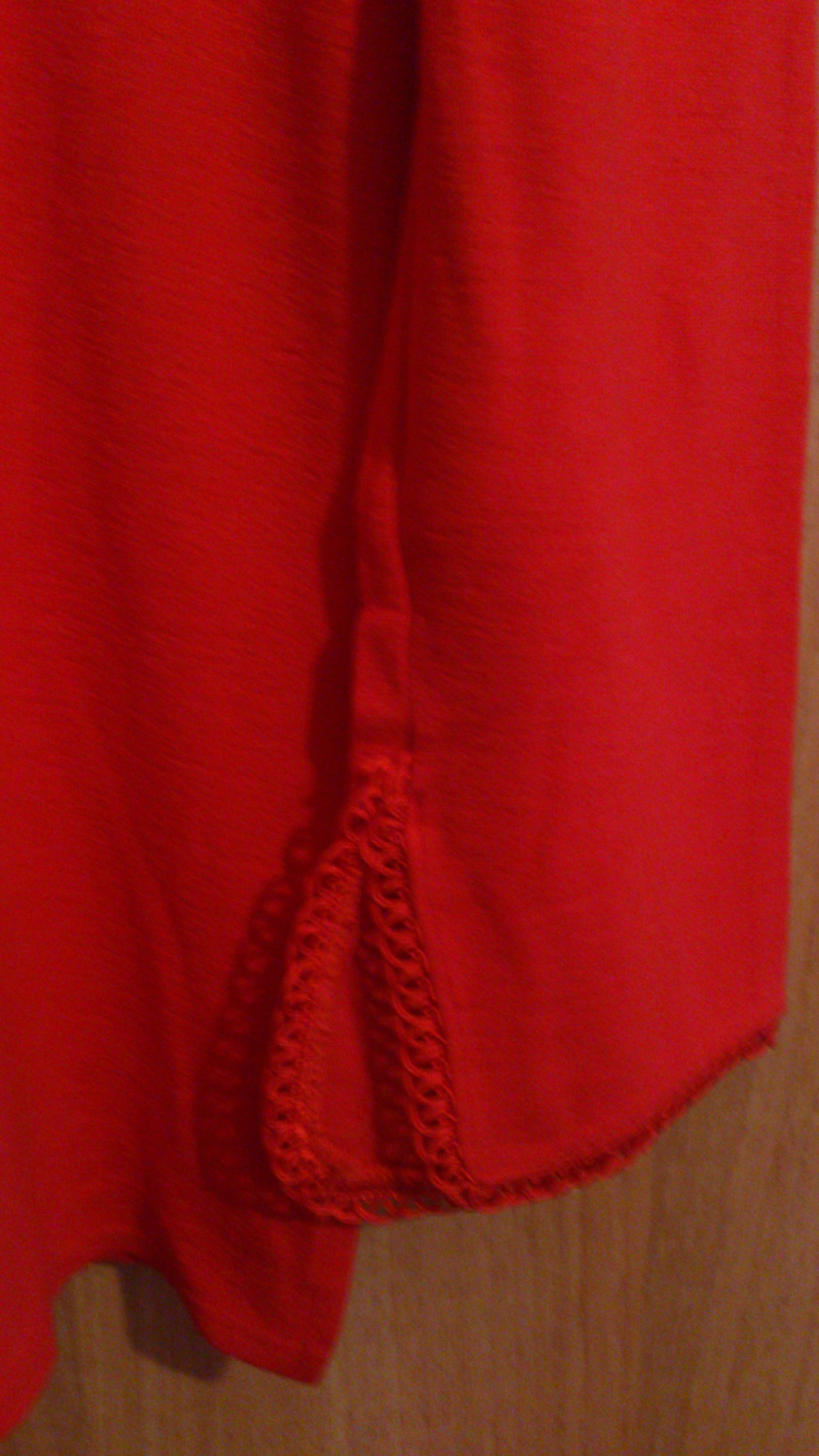 Кофта = туника красная, размер 50-54, Турция