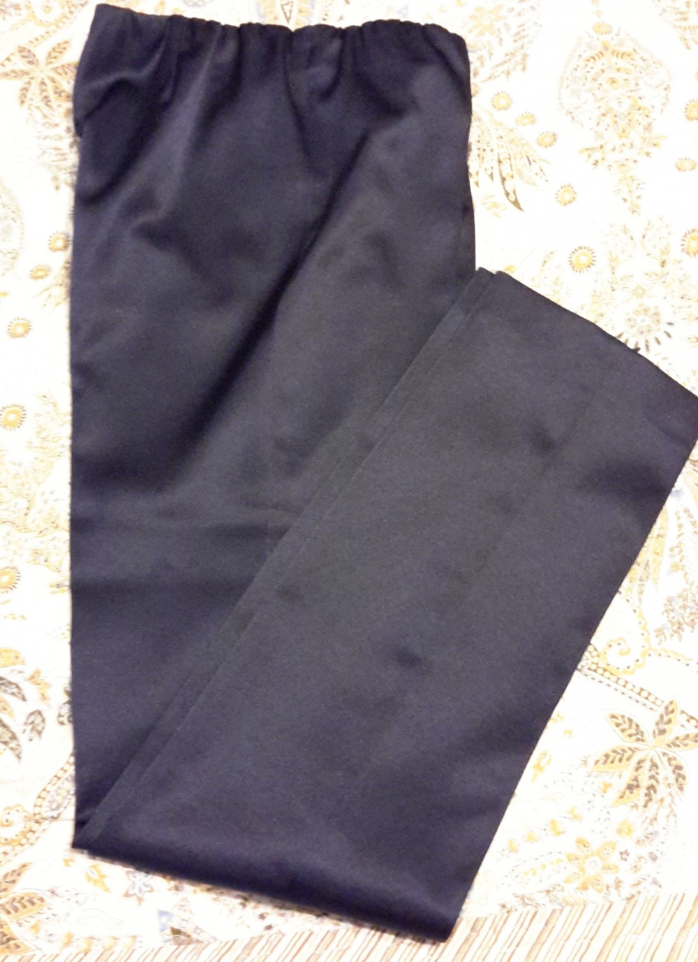 Зауженные брюки с низкой талией синего цвета Apart 36 немецкий на наш 44 размер