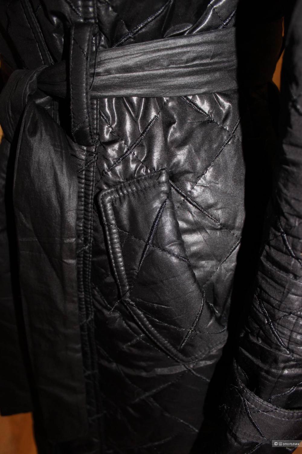 Пальто стеганное на синтепоне BURBERRY, реплика, размер 44