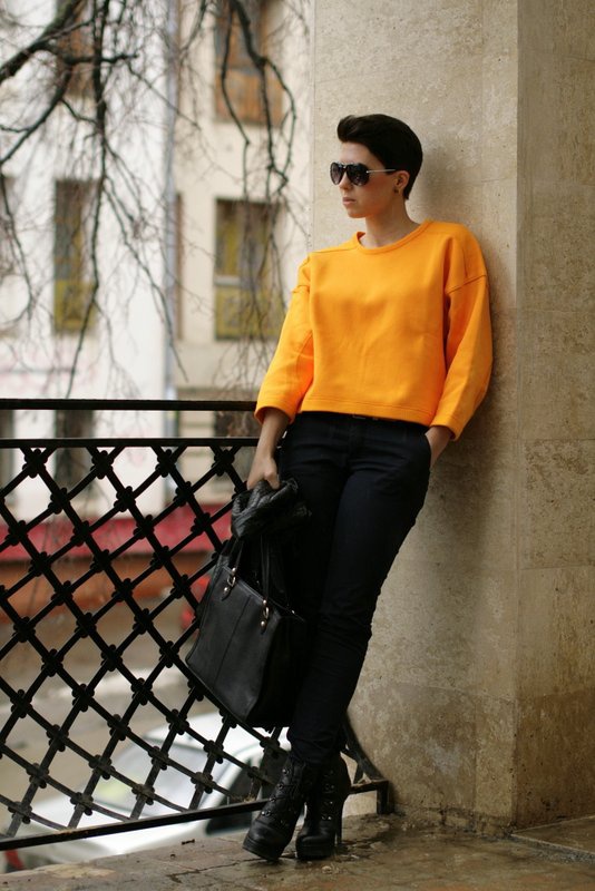 Свитшот Zara, oversize, M
