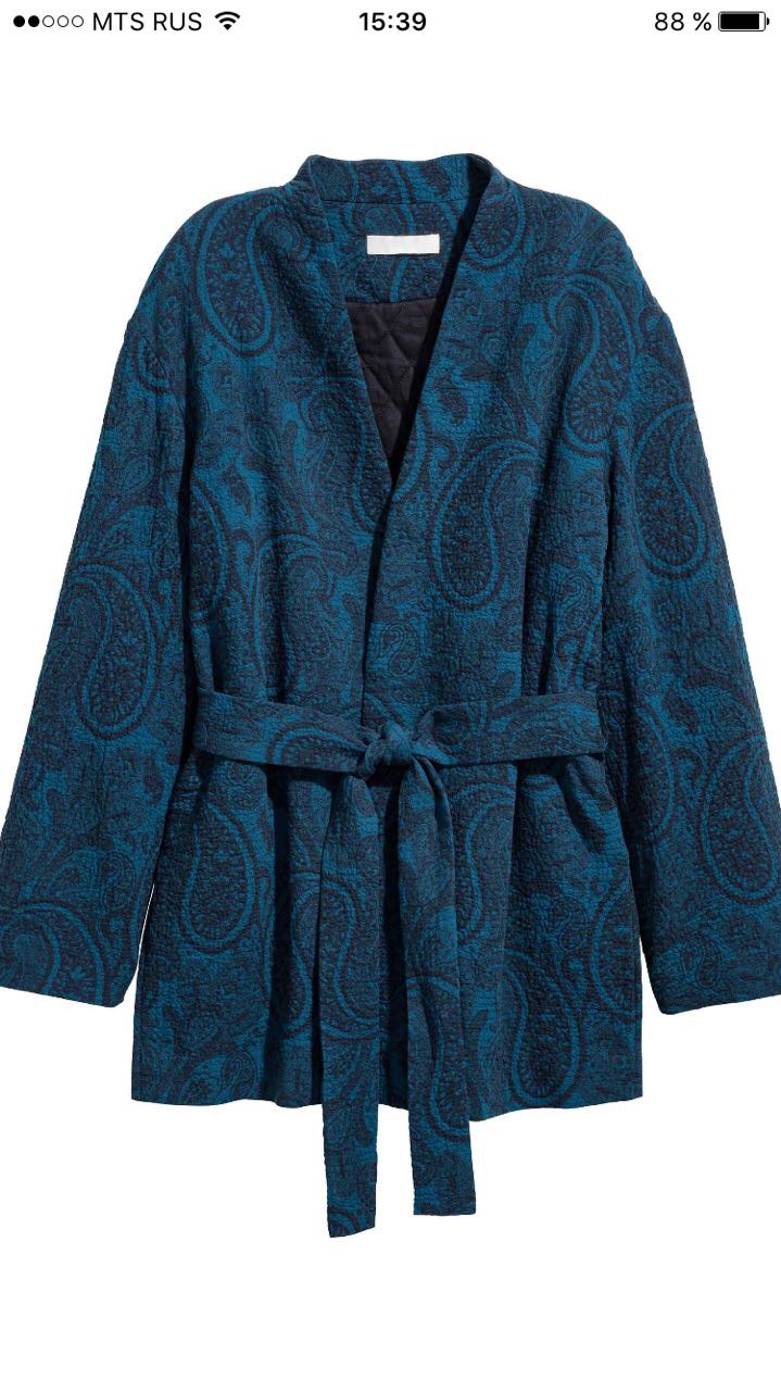 Пальто-кимоно H&M размер S