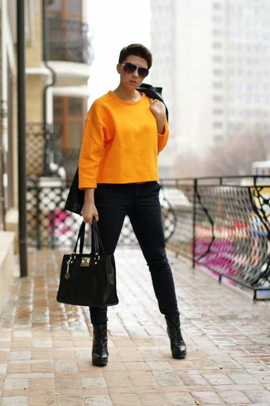 Свитшот Zara, oversize, M