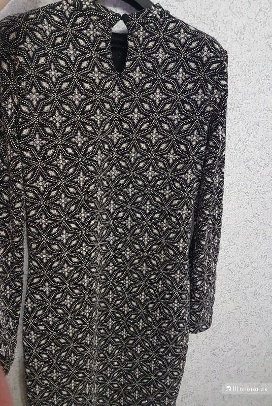 Платье River Island Long Sleeve Glitter Bodycon, 40 EUR, 14 UK, на 46 росс