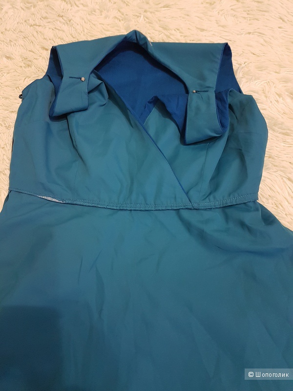 Платье JCREW королевский синий, 40 EUR, 10 petit, на 46 р. малый рост