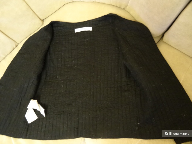 Куртка-пиджак с узором из бисера "Mango suit collection", размер 42, б/у