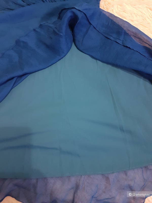 Платье JCREW королевский синий, 40 EUR, 10 petit, на 46 р. малый рост