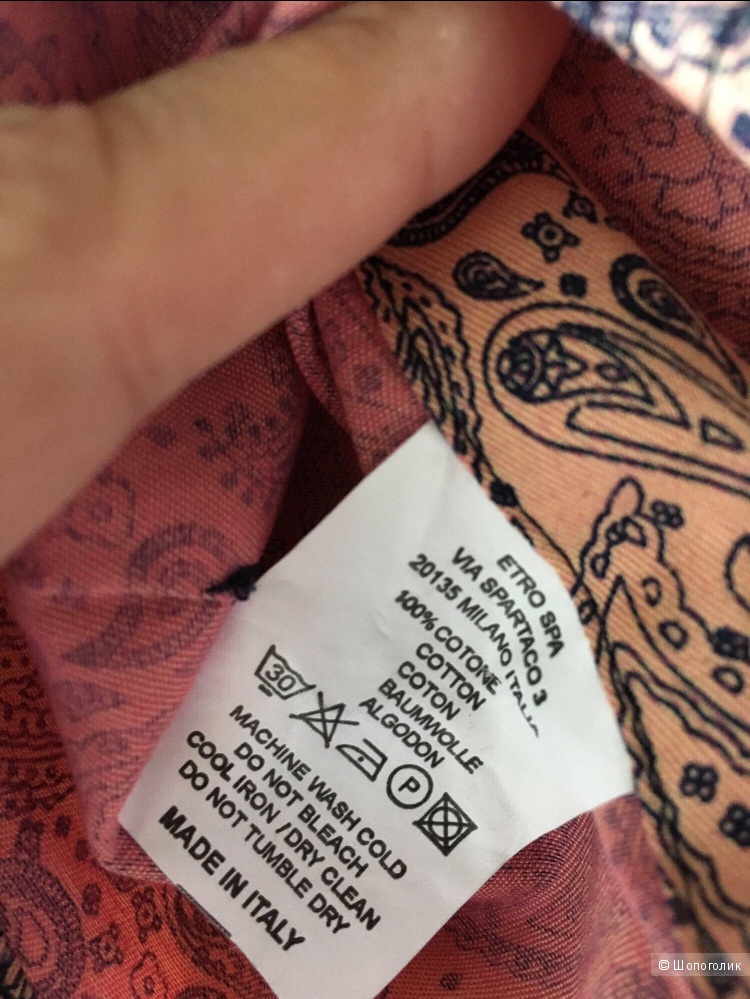 Рубашка Etro, реплика, размер S