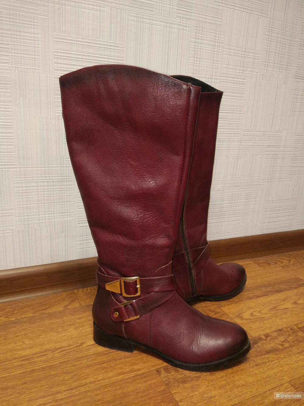 Кожаные сапоги Topshop 38 размера