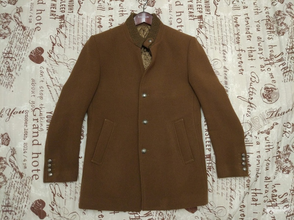 Стильное мужское пальто 48 размера