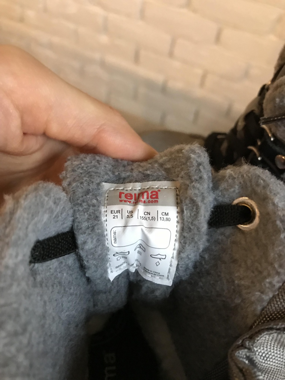 Новые детские зимние полусапожки Reima Reimatec Freddo р.21