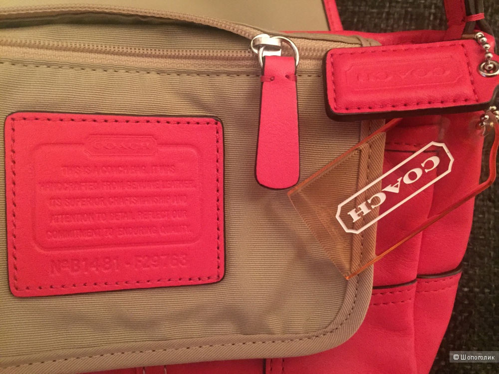 Сумочка cross body из натур. кожи Coach. В идеале