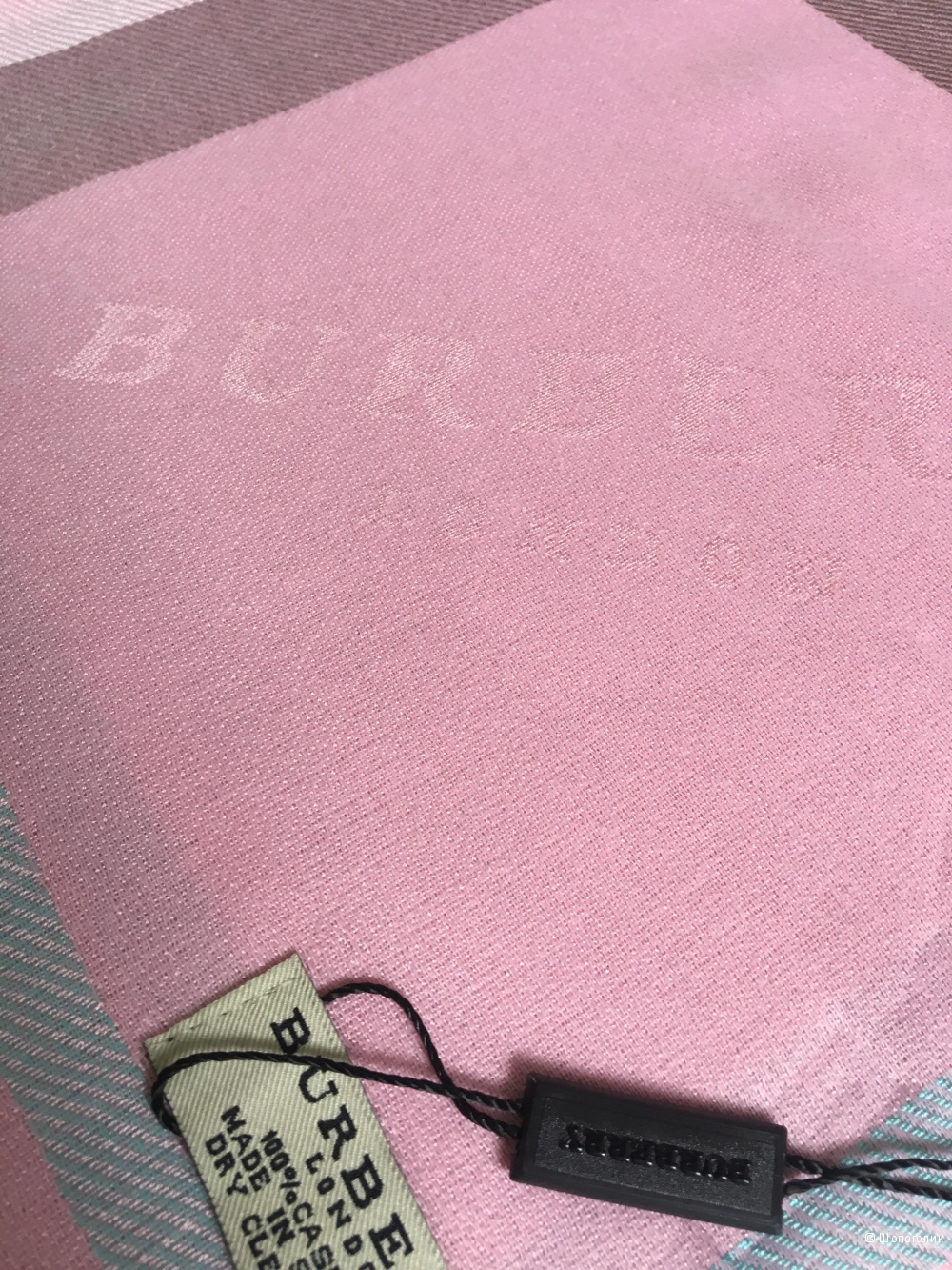 Burberry шаль, 140*140, кашемир