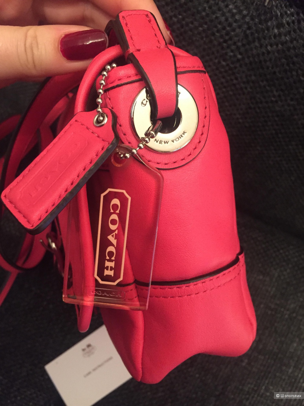 Сумочка cross body из натур. кожи Coach. В идеале