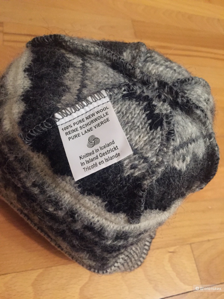 Комплект: шапка, шарф, фирма Фрея, 100% шерсть, безразмерный