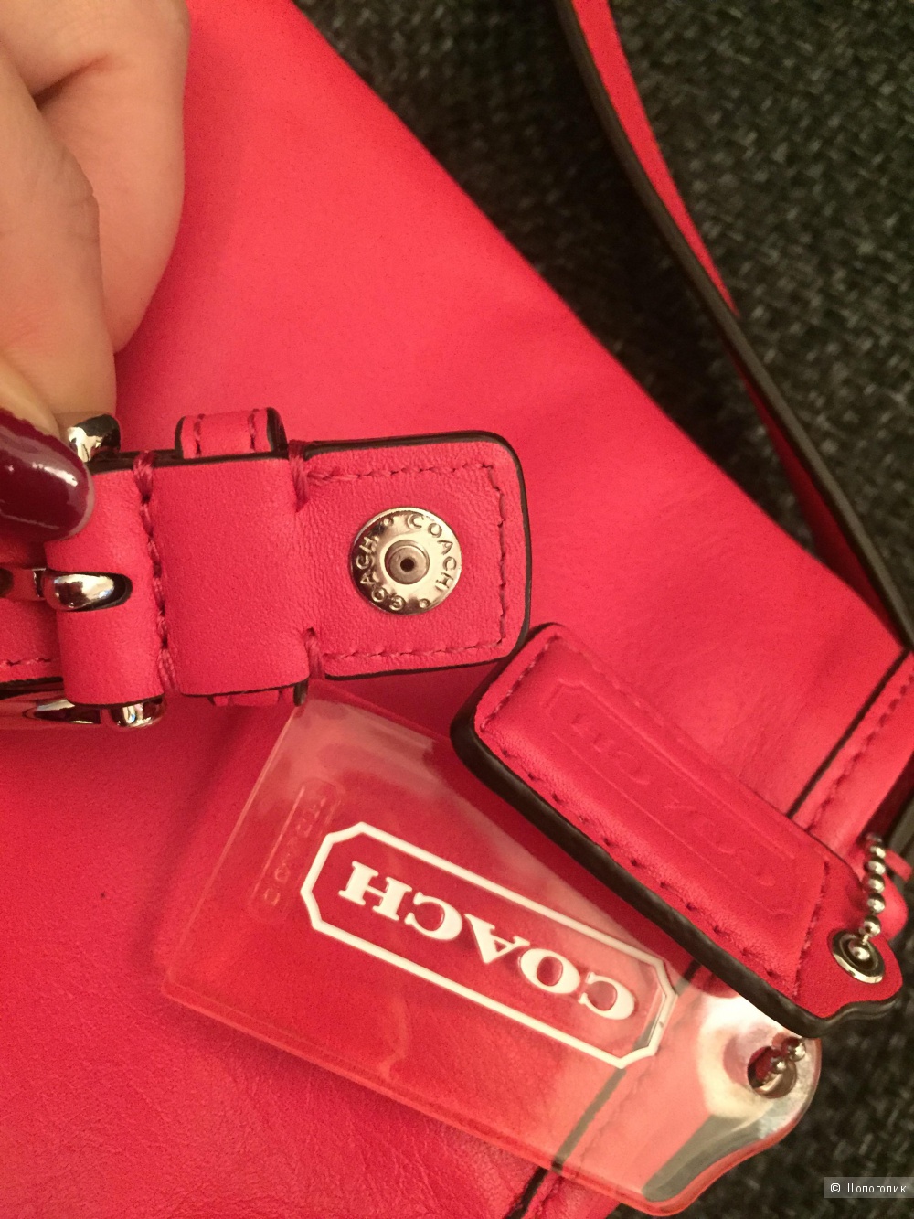 Сумочка cross body из натур. кожи Coach. В идеале