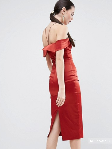 Платье-футляр с открытыми плечами ASOS TALL .40 eur 12 UK 8 US