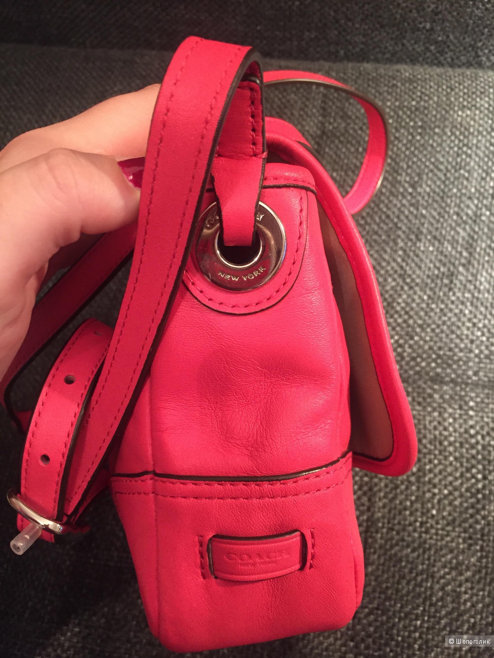 Сумочка cross body из натур. кожи Coach. В идеале
