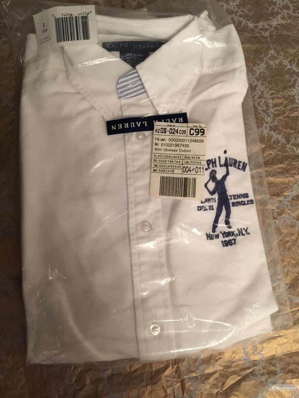 Рубашка Ralph Lauren размер xs оригинал