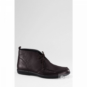 Мужские ЧЕРНЫЕ кожаные ботинки Lakewood Chukka Boots, 41р-р