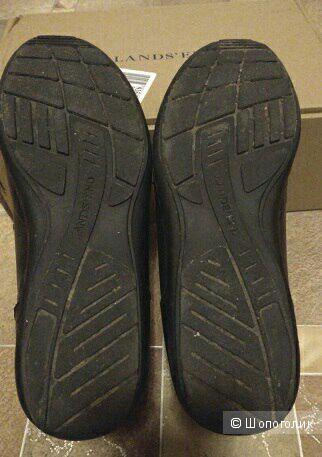 Мужские ЧЕРНЫЕ кожаные ботинки Lakewood Chukka Boots, 41р-р