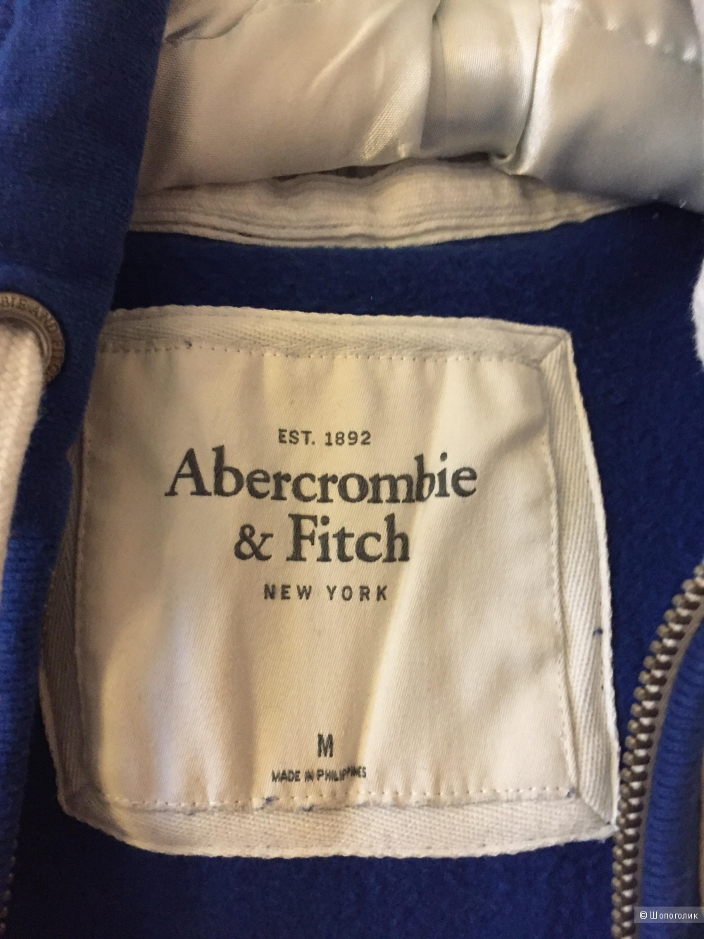 Толстовка Abercrombie&Fitch размер М на S-M.