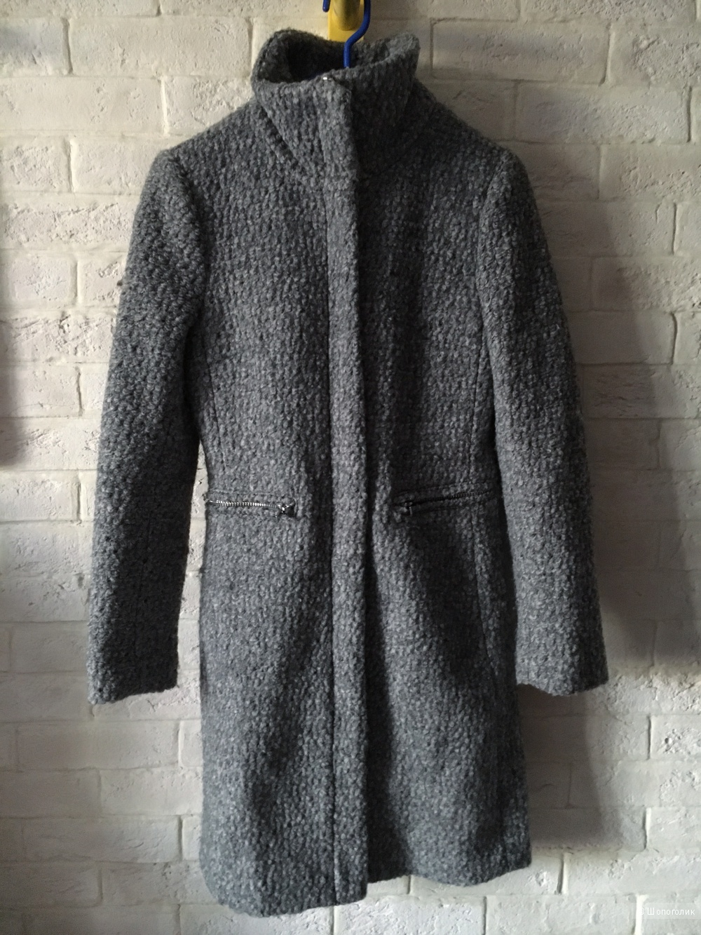 Шерстяное пальто H&M, 34 размер (XS)