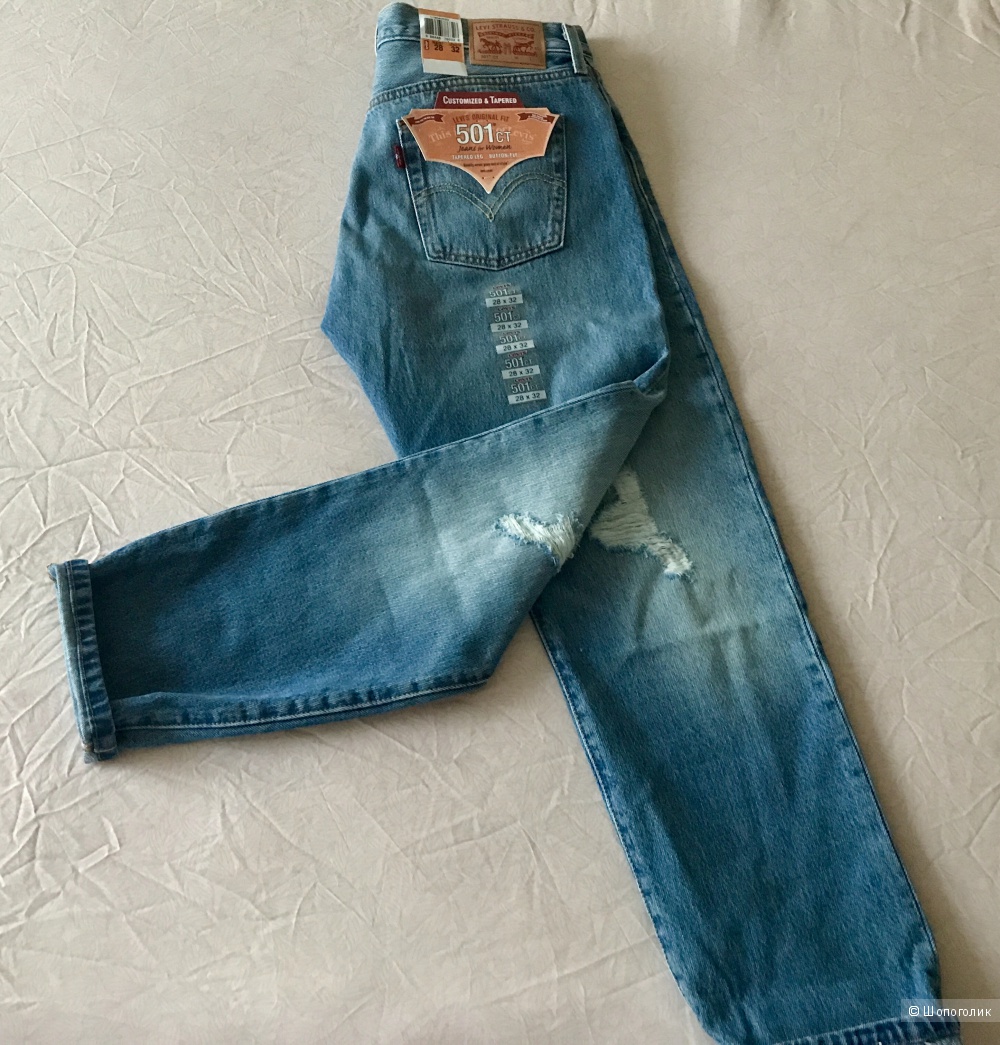 Новые джинсы Levi's 501СТ,28 размер