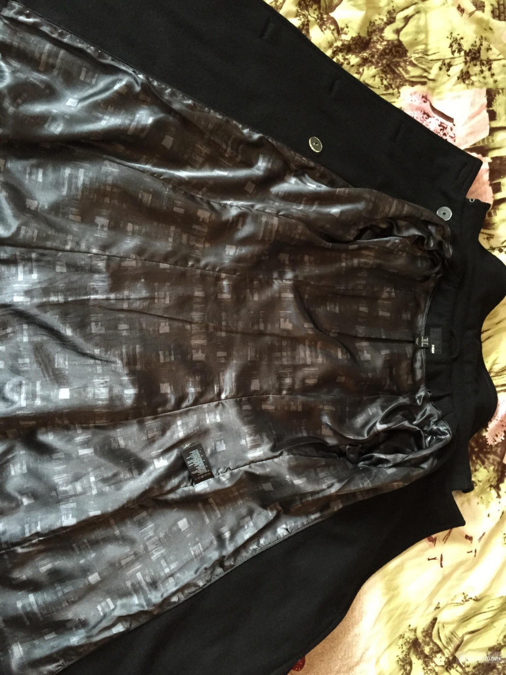 Шерстяное пальто H&M размер 36 (40,42,44 русский)