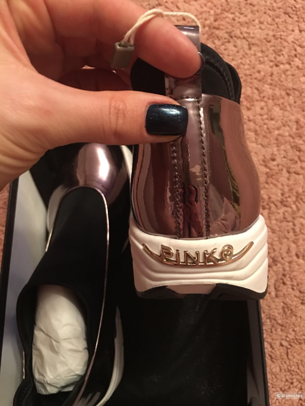 Новые женские кроссовки итальянского бренда Pinko 39 размер