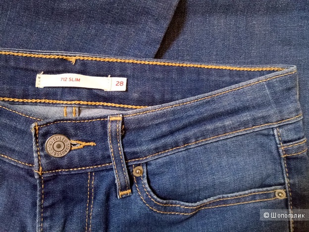 Джинсы Levi's 712 Slim, оригинал, W28 L32