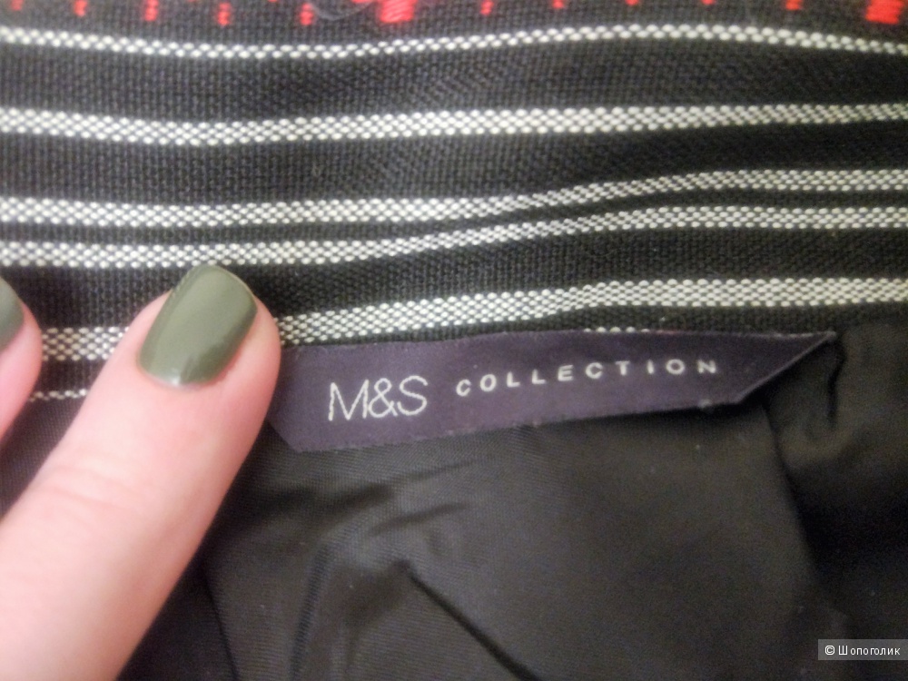 Текстурная модная юбка MARKS & SPENCER (ПОТ = 36 см)