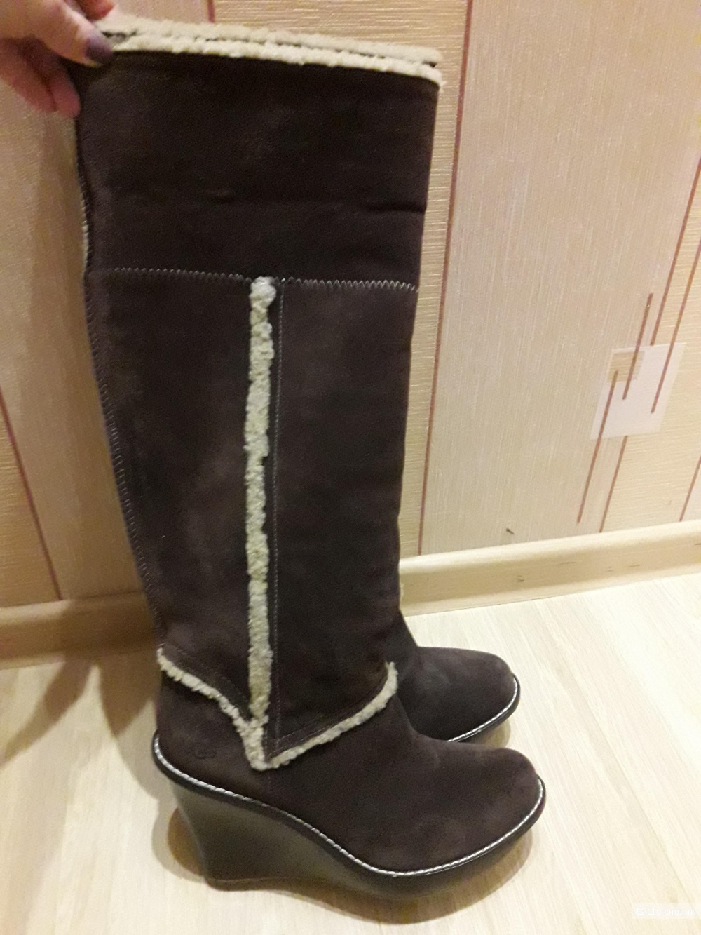 Сапоги зимние UGG aubrie, размер 7, EUR38