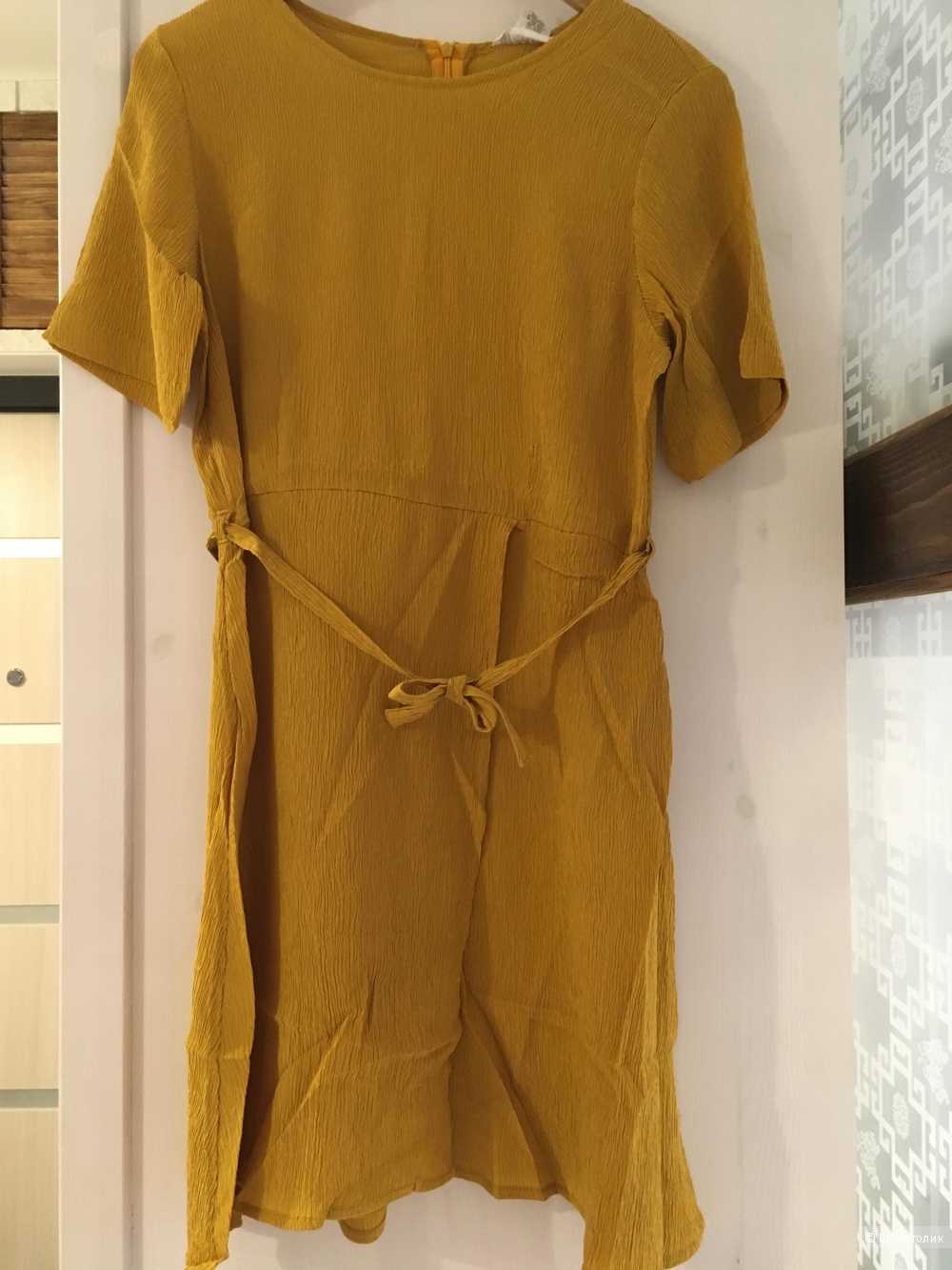 Платье-туника из натурального шёлка, размер 46-48
