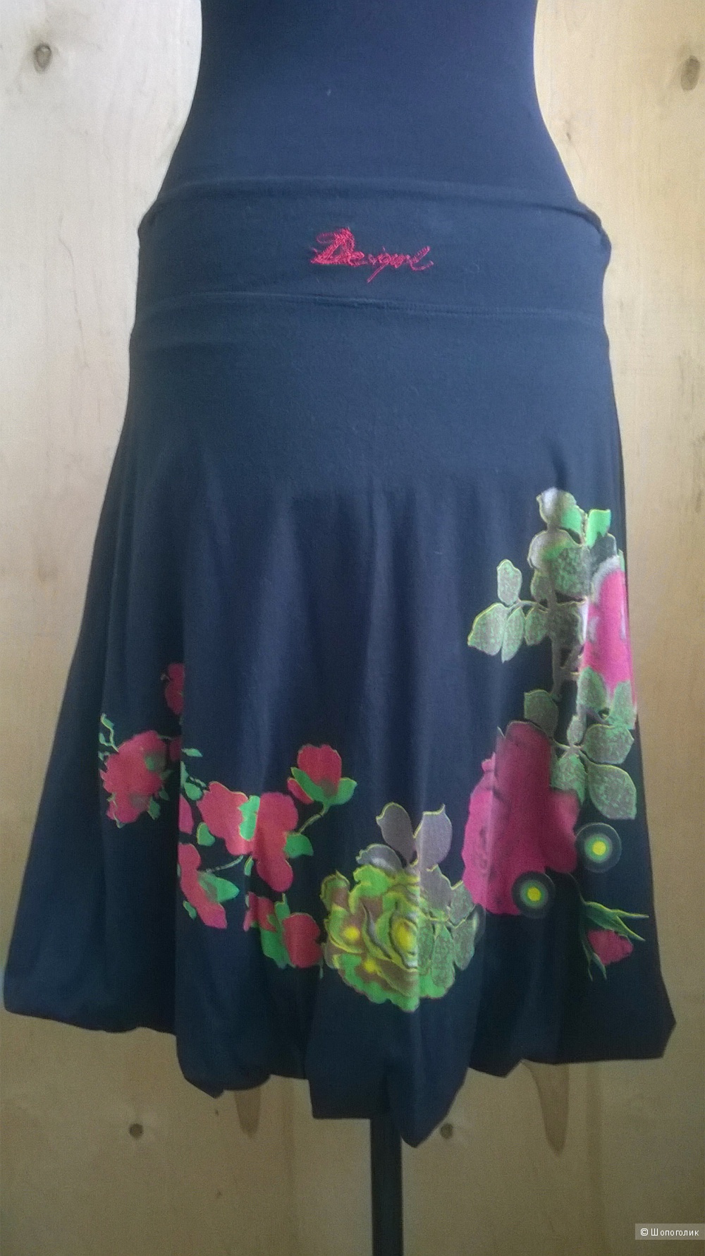 Юбка фирмы "Desigual" Испания трикотаж авангард р.L