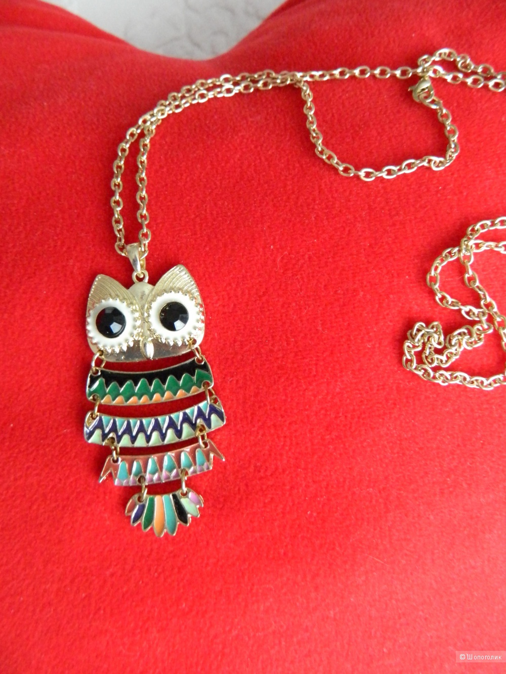 River Island Articulated Milly Owl Necklace