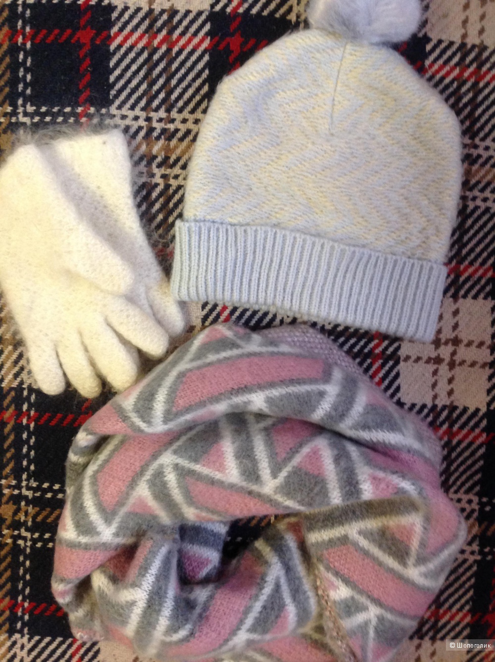 Комплект - шапка/шарф/перчатки, ASOS, one size