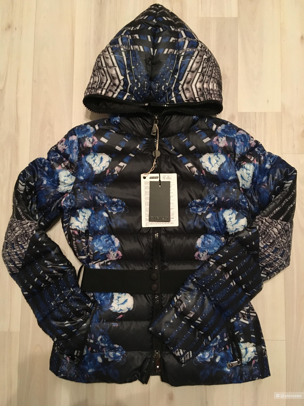 Пуховик PINKO BLACK 40 IT