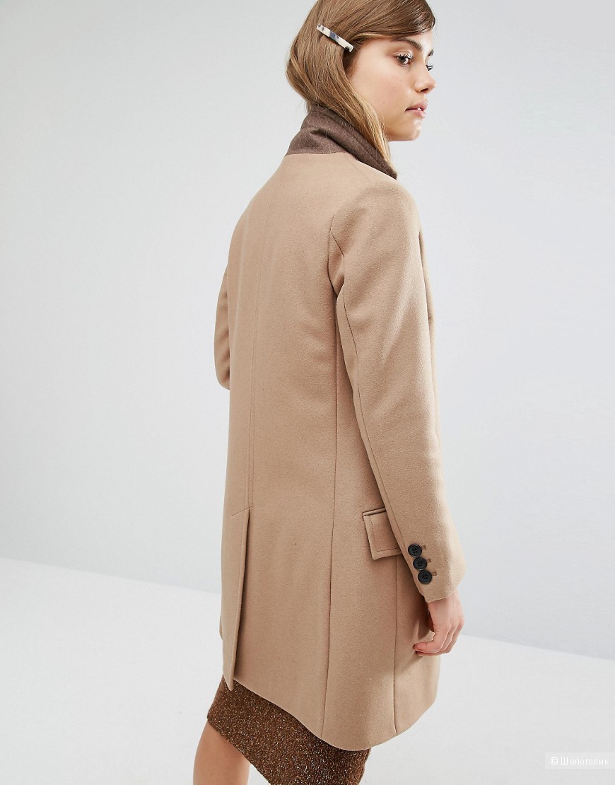 Шерстяное пальто Gloverall (размер М)