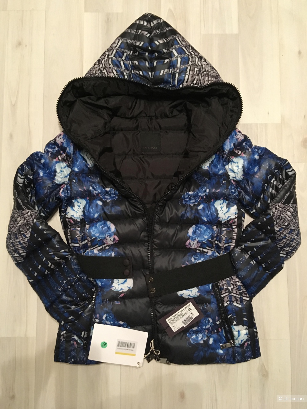 Пуховик PINKO BLACK 40 IT