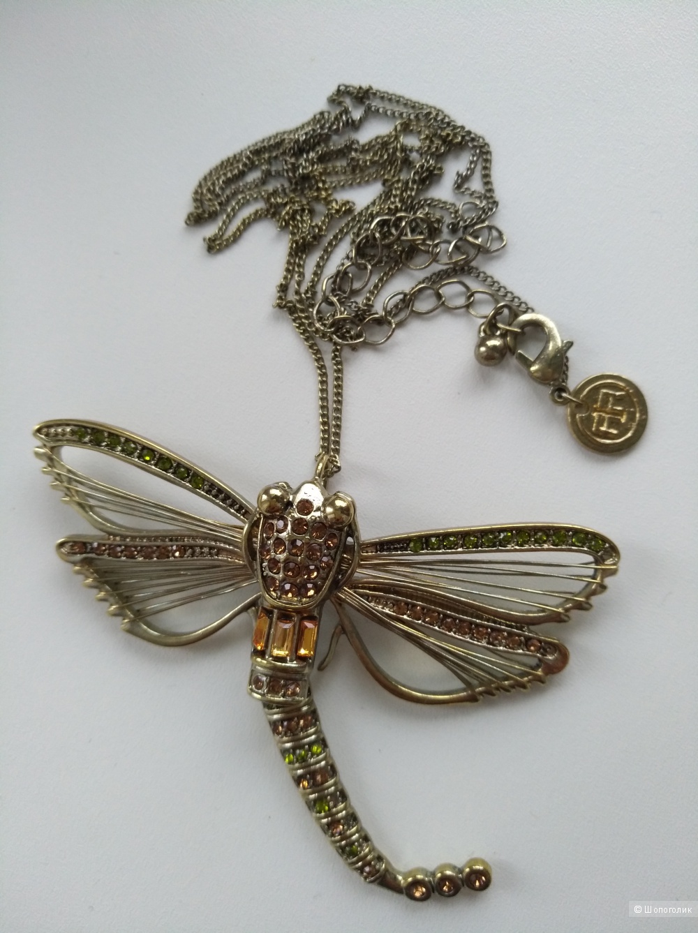 River Island Dragonfly Necklace