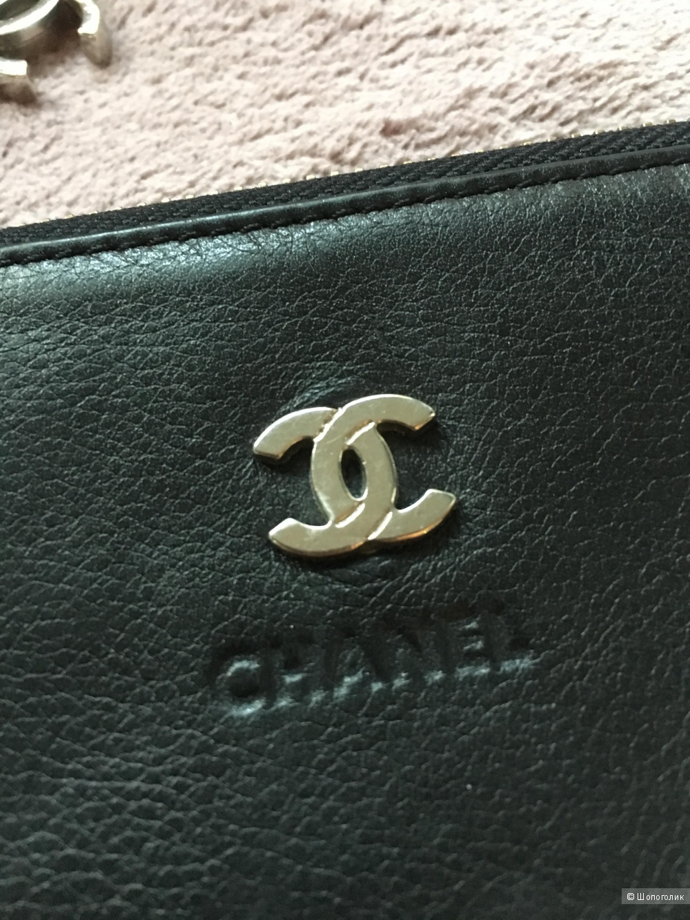 Клатч кошелек Chanel, реплика, размер 19*9