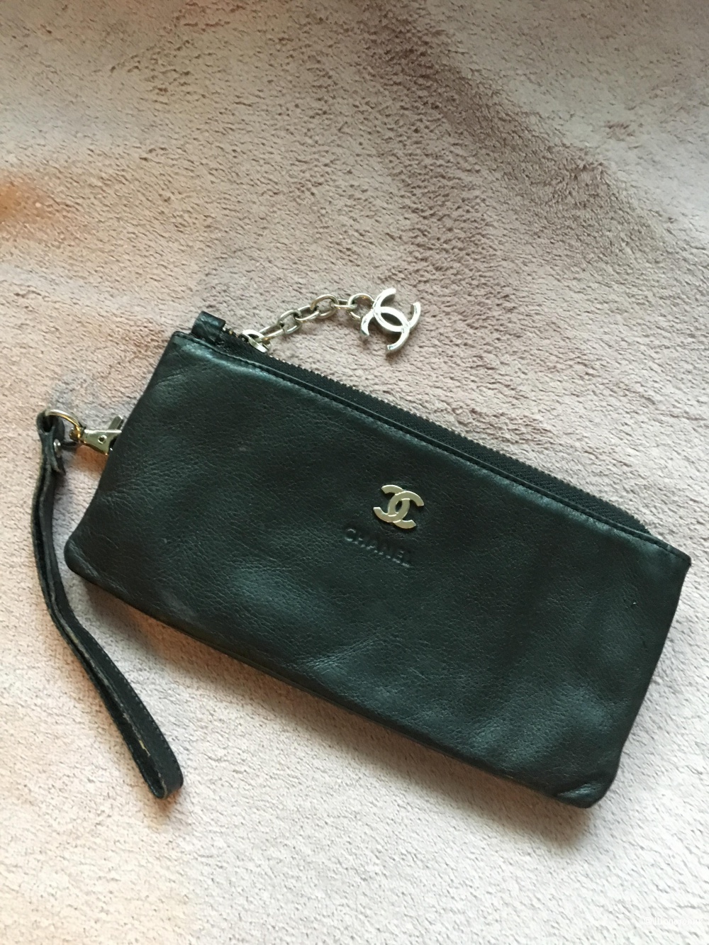 Клатч кошелек Chanel, реплика, размер 19*9