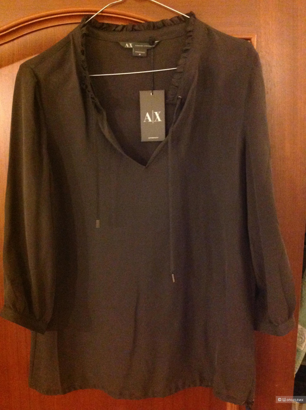Новая шелковая блузка Armani Exhange M