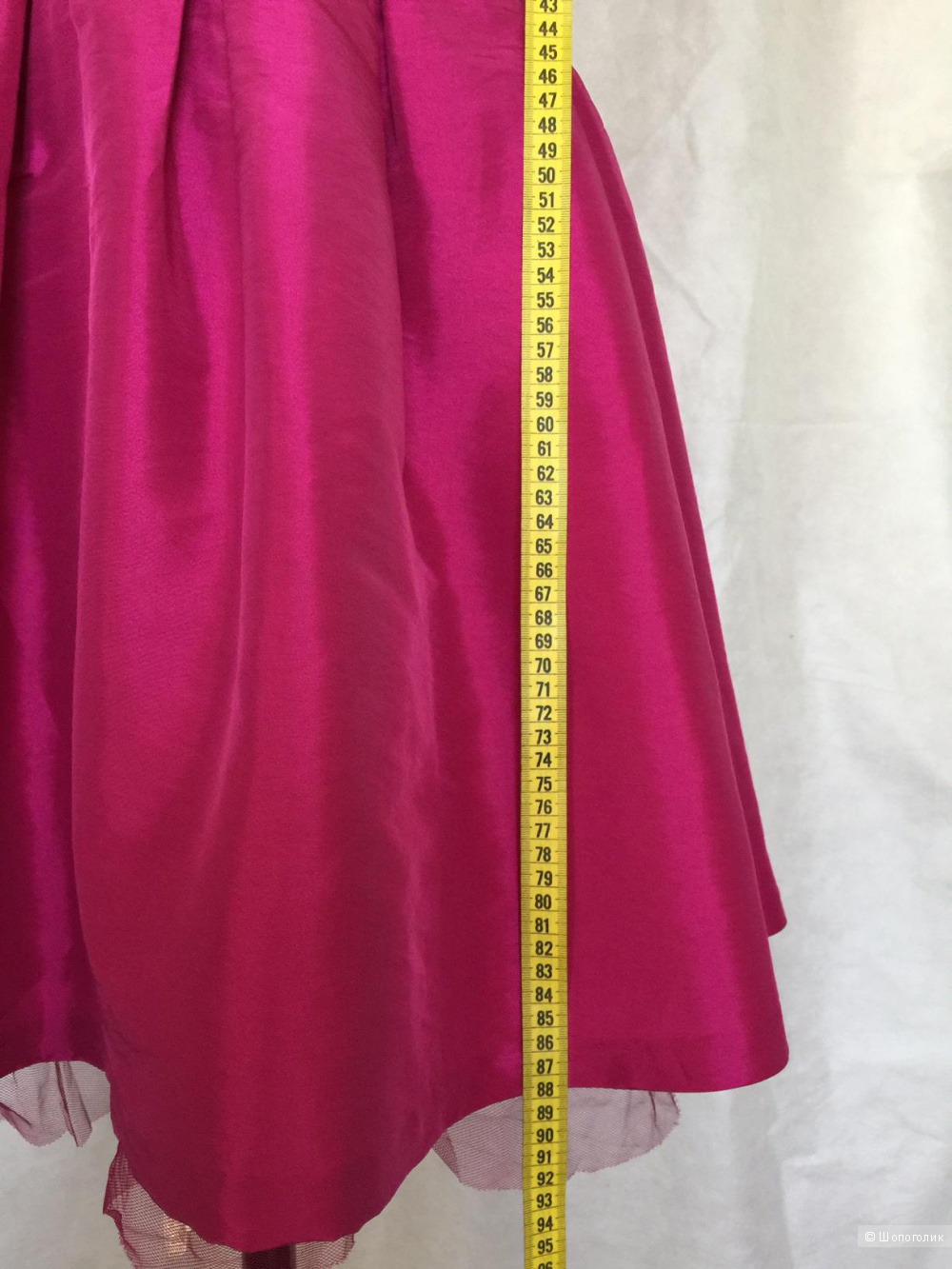 Коктельное платье цвет фуксии марки Ginatricot размер s
